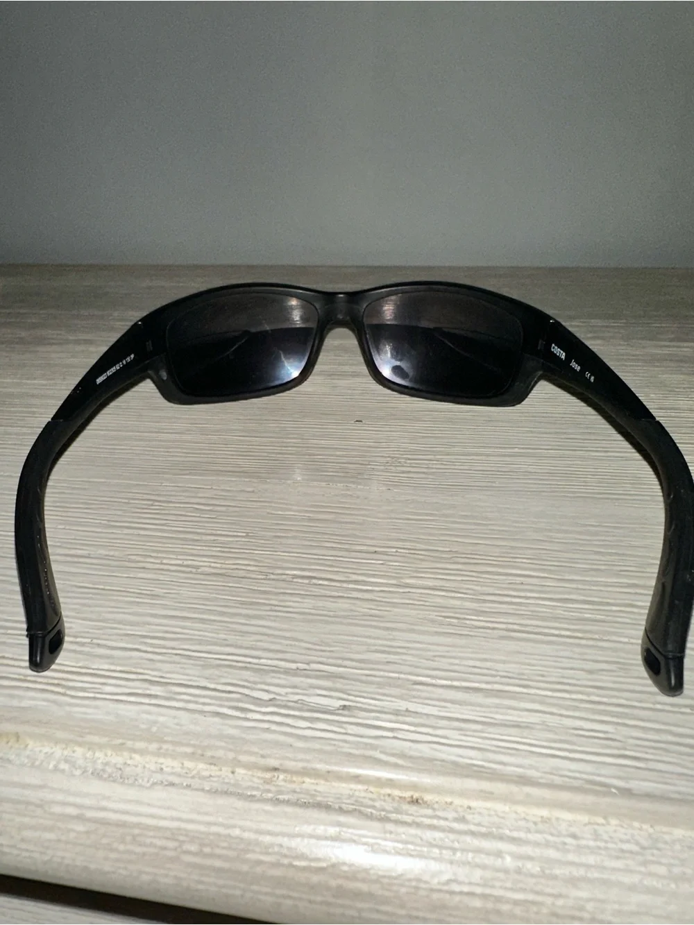 Costa Del Mar Jose Men's Sunglasses Blackout/Blue Mirror Polycarbonate, Size L